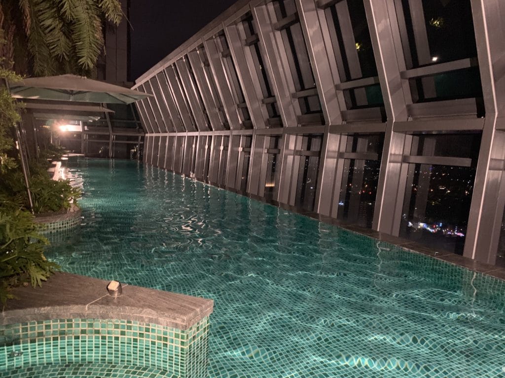 Swimming pool at Caesar Park Hotel Banqiao